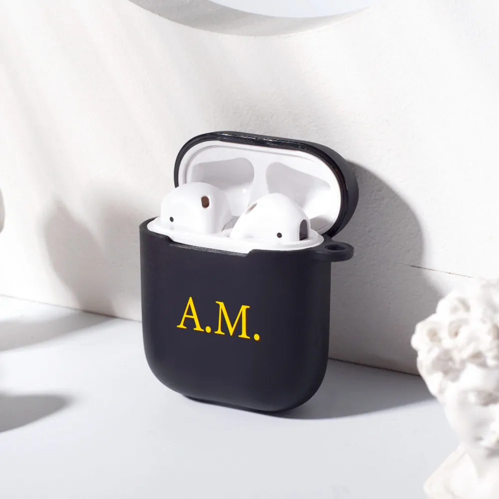 Personalized Airpods Case Luxury DIY Name Initials Letters Silicone Cover for Funda Airpods 2 Case Cute Pod Earphone Accessories
Personalized Airpods Case Luxury DIY Name Initials Letters Silicone Cover for Funda Airpods 2 Case Cute Pod Earphone Accessories
