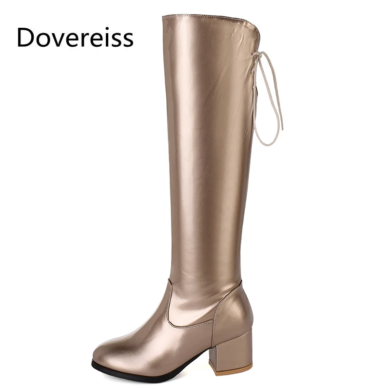 Winter For Woman New Fashion Sexy Consice gold Silver New Round toe Boots Block heels Chunky Heels Knee high boots 34-45
Winter For Woman New Fashion Sexy Consice gold Silver New Round toe Boots Block heels Chunky Heels Knee high boots 34-45