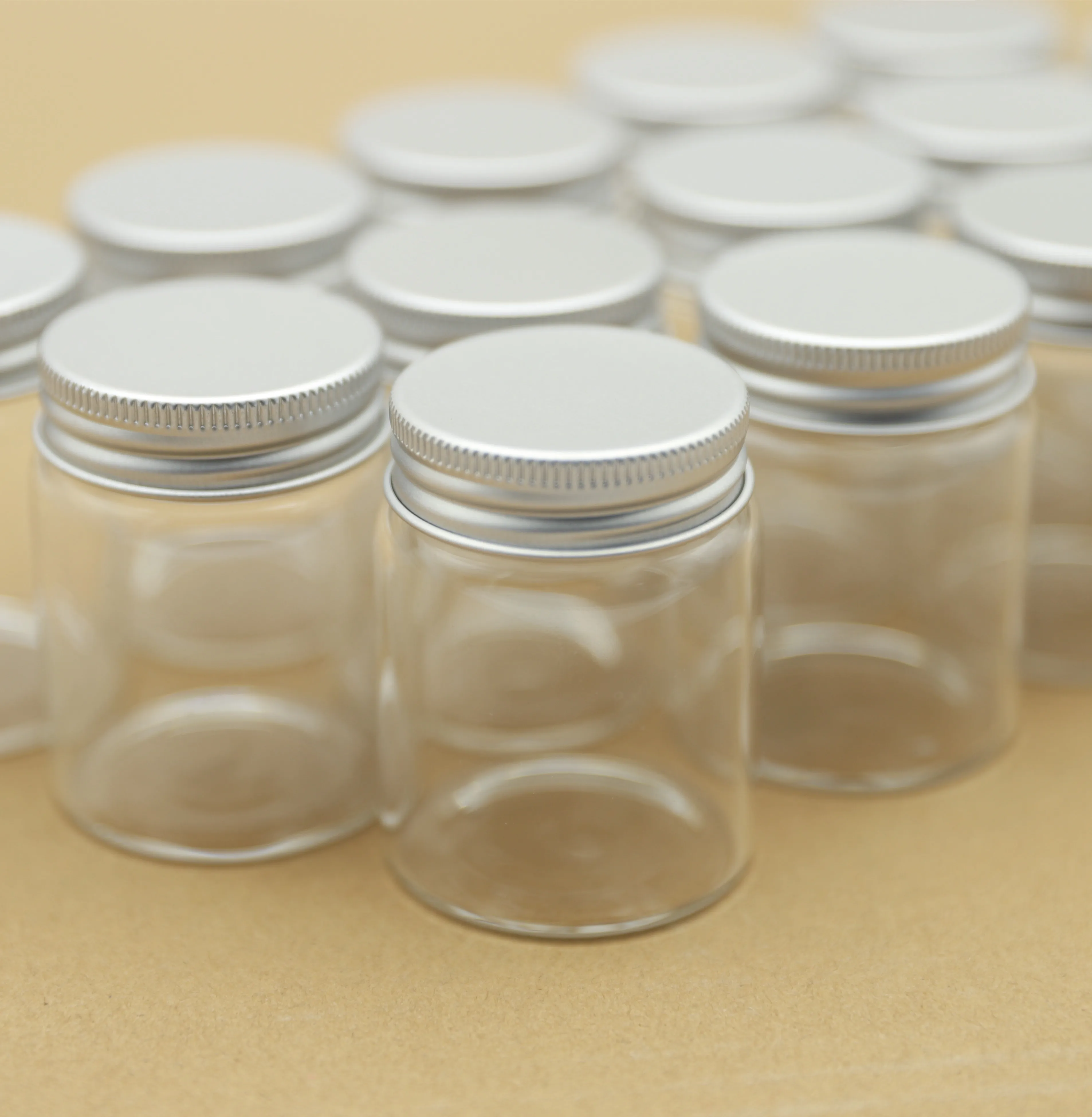 6 Pieces 47*60mm 60ml Vial Glass Bottle jars Silver Screw Cap mini Jars DIY Craft Transparent jars empty small bottles
6 Pieces 47*60mm 60ml Vial Glass Bottle jars Silver Screw Cap mini Jars DIY Craft Transparent jars empty small bottles