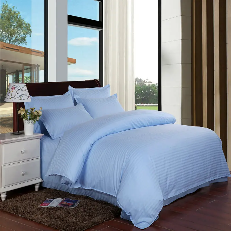 100% Cotton Hotel Bedding Set Solid Color Luxury Satin Strip Bed Line Bedding Set For Twin Single Queen Bed Size Full King
100% Cotton Hotel Bedding Set Solid Color Luxury Satin Strip Bed Line Bedding Set For Twin Single Queen Bed Size Full King