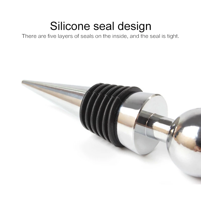 Wine Stopper Bar Accessories Reusable Vacuum Sealed Wine Stopper Cork Stainless Steel Bottle Champagne Stopper Bar Accessories
Wine Stopper Bar Accessories Reusable Vacuum Sealed Wine Stopper Cork Stainless Steel Bottle Champagne Stopper Bar Accessories