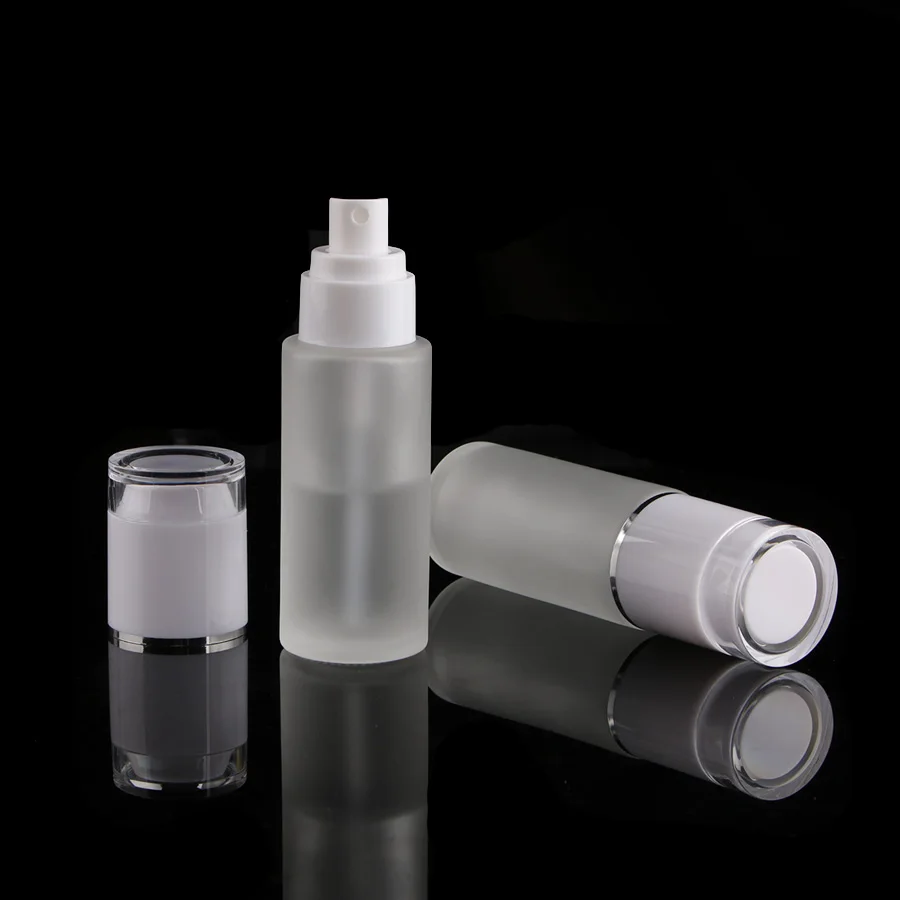 Матовая прозрачная стеклянная бутылка для косметики 50 шт., 50 мл, с дозатором для пресса, с насосом для мелкого распыления, с индивидуальным логотипом 
Матовая прозрачная стеклянная бутылка для косметики 50 шт., 50 мл, с дозатором для пресса, с насосом для мелкого распыления, с индивидуальным логотипом