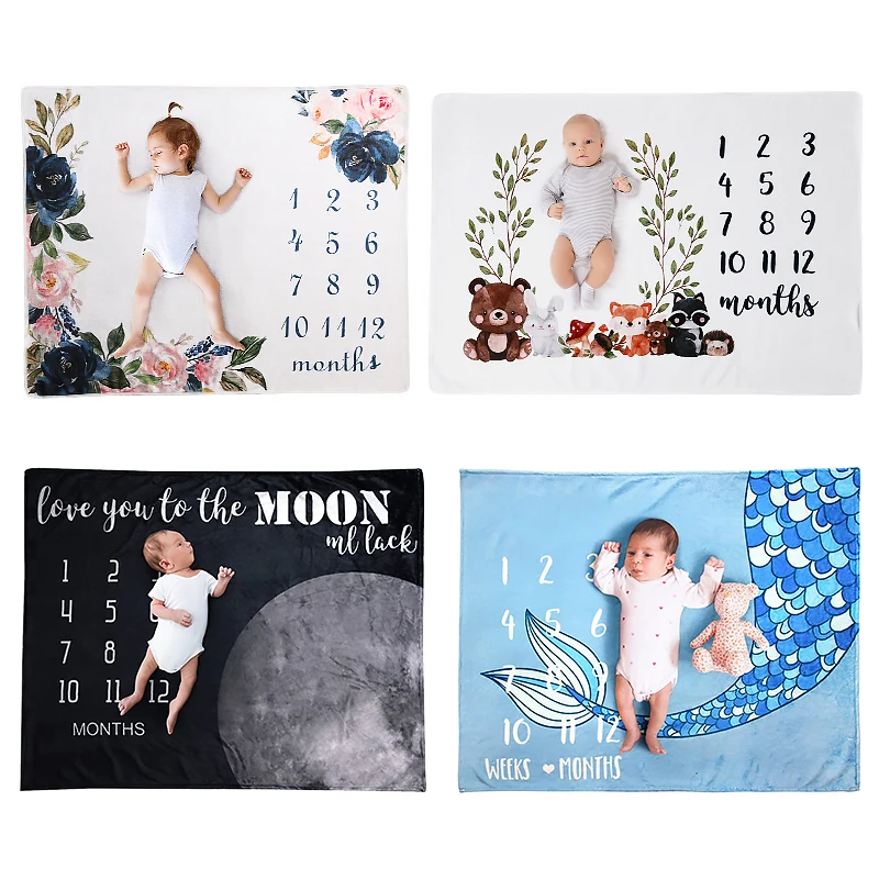 Flannel Milestone Blanket Baby Photography Wings Flower Plant Background Cloth Newborn Monthly Photo Blanket Crawling Mat
Flannel Milestone Blanket Baby Photography Wings Flower Plant Background Cloth Newborn Monthly Photo Blanket Crawling Mat