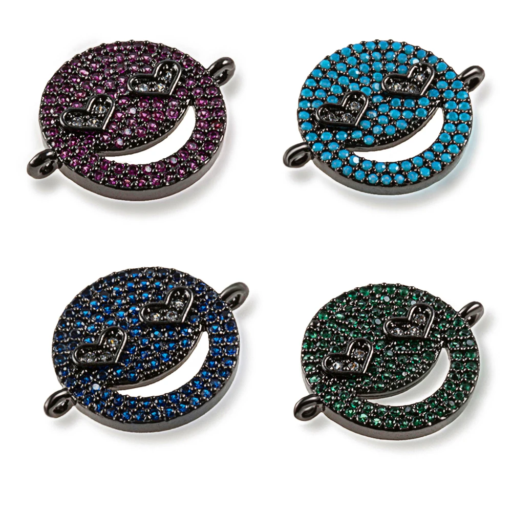DIY Multi-Color And Multi-Functional Accessory Smiley Face Earring Bracelet Connector To Make Luxurious Jewelry Accessories
DIY Multi-Color And Multi-Functional Accessory Smiley Face Earring Bracelet Connector To Make Luxurious Jewelry Accessories