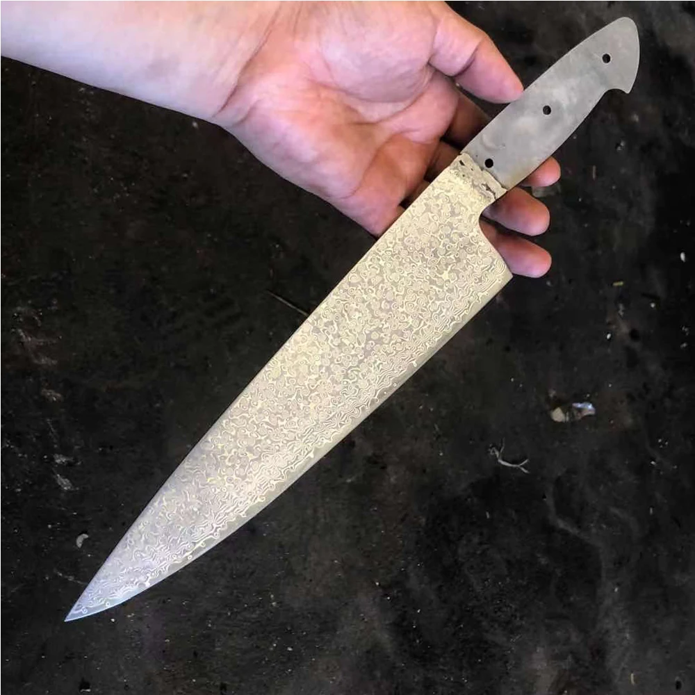 Damascus 8" inch DIY Knife Blank 9CR18MOV Stainless Steel Fixed Blade Knife Billet Hand Tool Material Parts kitchen accessories
Damascus 8" inch DIY Knife Blank 9CR18MOV Stainless Steel Fixed Blade Knife Billet Hand Tool Material Parts kitchen accessories