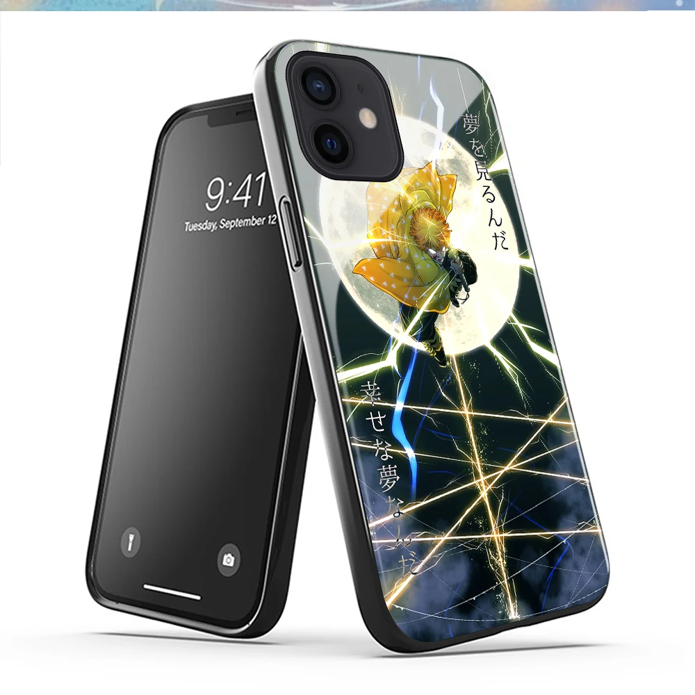 Япония демон Slayer Kamado Tanjirou телефон чехол для Iphone 11 12 13 14 Pro 12Mini 6 7 8 Plus X XR XS Max