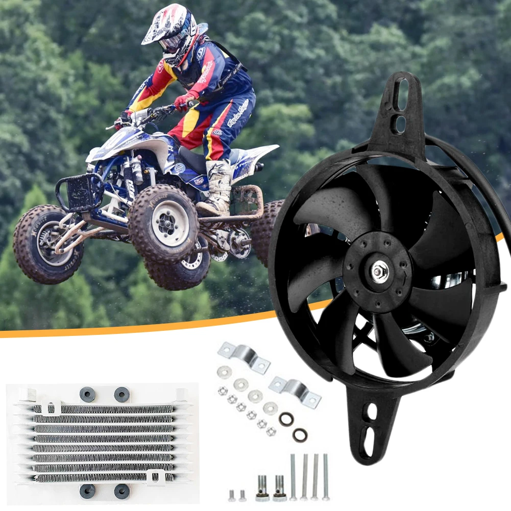 Oil Cooler Electric Radiator Cooling Fan Engine Radiator Fit For 150cc 200cc 250cc Chinese ATV Quad Go Kart Buggy Motorcycle
Oil Cooler Electric Radiator Cooling Fan Engine Radiator Fit For 150cc 200cc 250cc Chinese ATV Quad Go Kart Buggy Motorcycle