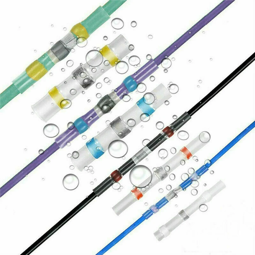 500PCS Waterproof Solder Seal Sleeves Heat Shrink Butt Wire Connectors Electrical Cable Splice Tinned Terminals Universal
500PCS Waterproof Solder Seal Sleeves Heat Shrink Butt Wire Connectors Electrical Cable Splice Tinned Terminals Universal