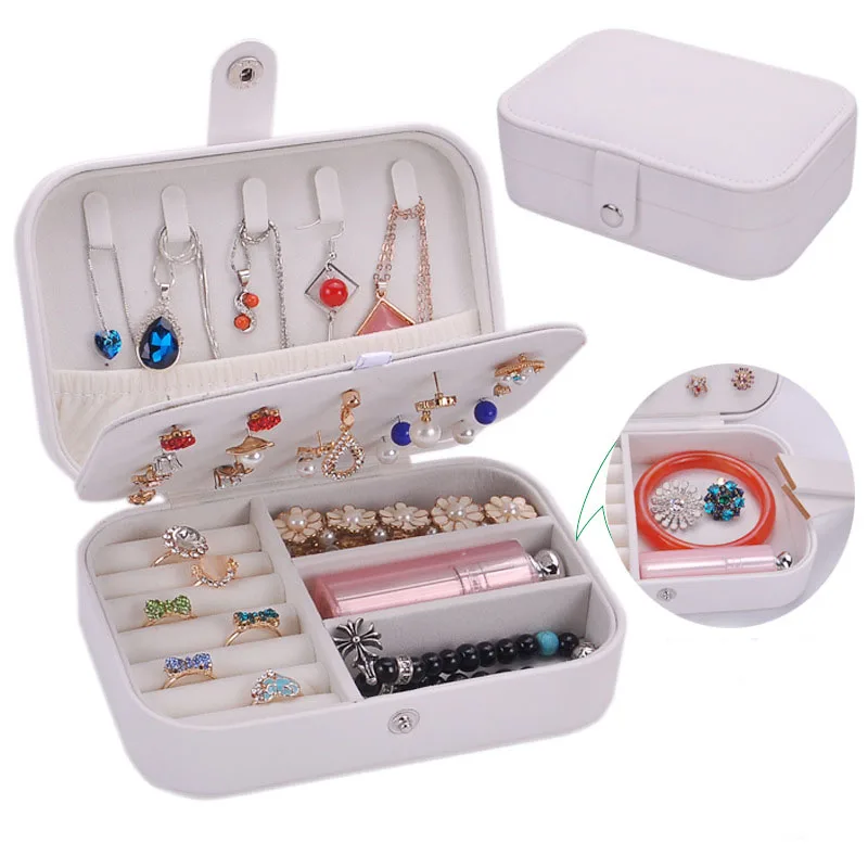Jewelry Box Jewelry Organizer Display Travel Jewelry Case Boxes Portable Button Leather Storage Zipper Jewelers
Jewelry Box Jewelry Organizer Display Travel Jewelry Case Boxes Portable Button Leather Storage Zipper Jewelers