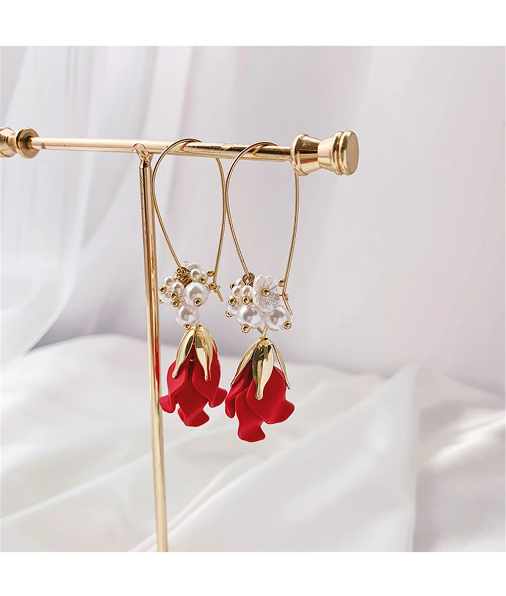 Rose Earrings Sweet Cute Girl Drop Earrings Jewellery Elegant Women's Accessories Aesthetic Lady Party Dress Banquet Nightclub
Rose Earrings Sweet Cute Girl Drop Earrings Jewellery Elegant Women's Accessories Aesthetic Lady Party Dress Banquet Nightclub