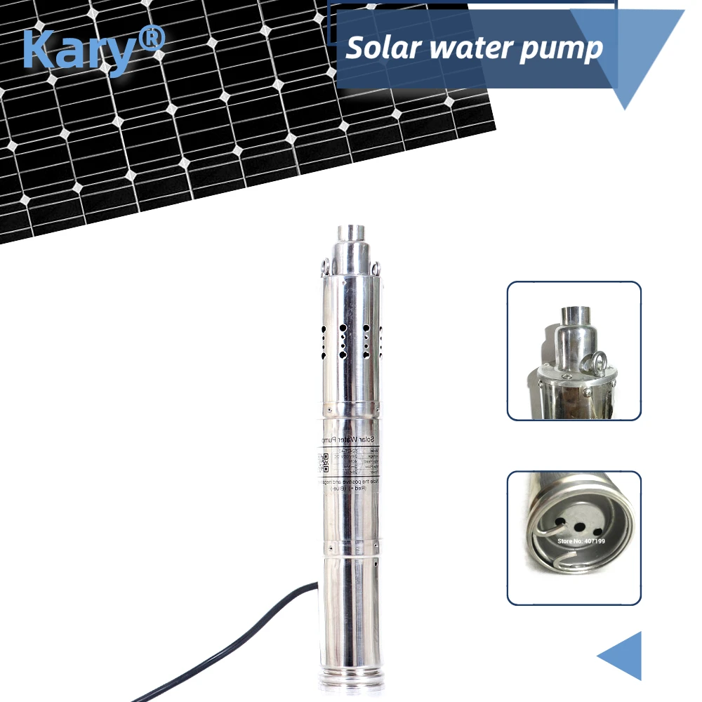 1HP 1.5HP dc 24v lift 120m 50L/Min submersible water pump solar water pump with built-in controller by Kary
1HP 1.5HP dc 24v lift 120m 50L/Min submersible water pump solar water pump with built-in controller by Kary