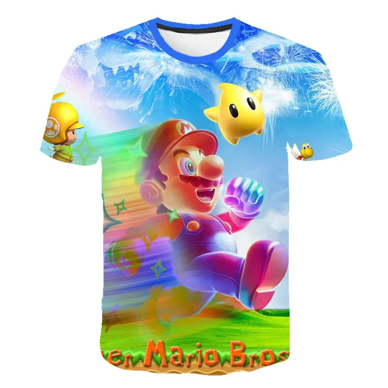 2021 Summer Mario-Bros T Shirt Boys Clothes Kids Girls Shirts Children Clothing Baby Boys Tshirts Kid Girl Tops Tee Cartoon
2021 Summer Mario-Bros T Shirt Boys Clothes Kids Girls Shirts Children Clothing Baby Boys Tshirts Kid Girl Tops Tee Cartoon