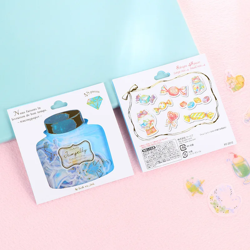 New 48pcs/pack Lovely Sticker Drifting Bottle Gift Gold Foil Bronzing Decoration Stickers Stationery Office School Supplies
New 48pcs/pack Lovely Sticker Drifting Bottle Gift Gold Foil Bronzing Decoration Stickers Stationery Office School Supplies