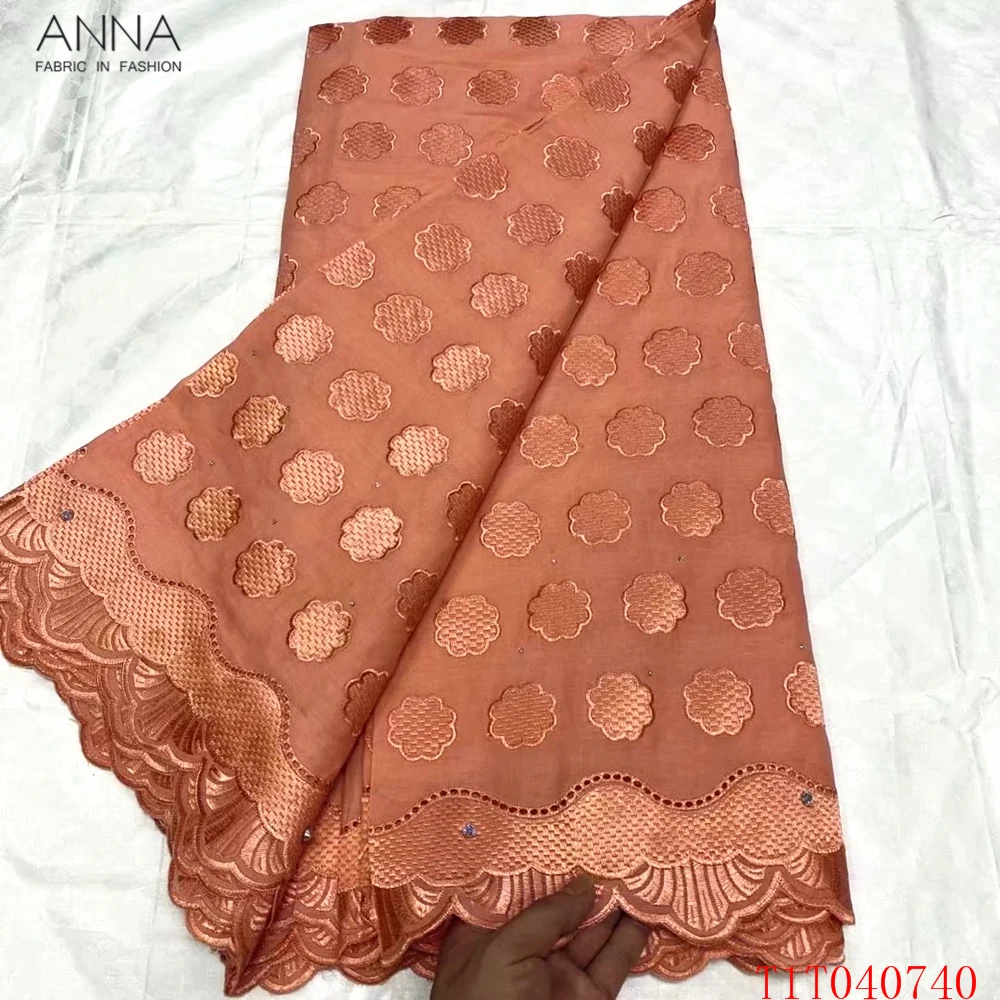 Anna 2021 latest embroidered french voile lace 100% cotton fabric with stones and rhinestones african dry lace fabrics 5 yards
Anna 2021 latest embroidered french voile lace 100% cotton fabric with stones and rhinestones african dry lace fabrics 5 yards