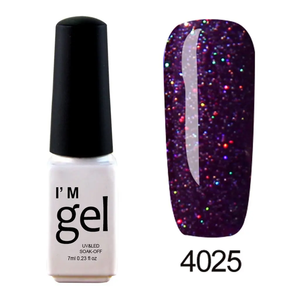 Nail Art Gel Polish UV LED Lacquer Glue Foil Adhesive Vernis Semi Permanent Soak-off Long-lasting New | Красота и здоровье
