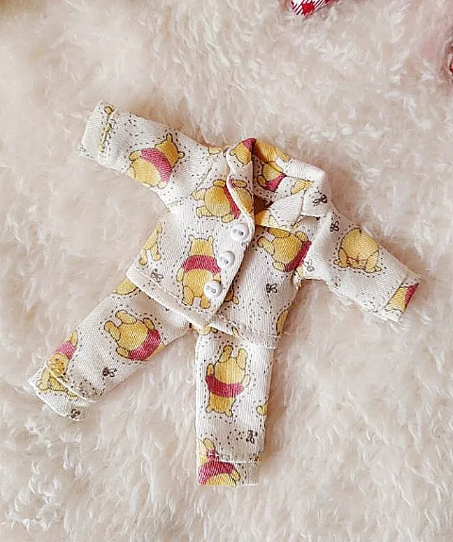 New OB11 Clothes 1 Set Cute Grid Bear Pajamas Tops+Pants for Obisut11 1/12 BJD Dolls Accessories
New OB11 Clothes 1 Set Cute Grid Bear Pajamas Tops+Pants for Obisut11 1/12 BJD Dolls Accessories
