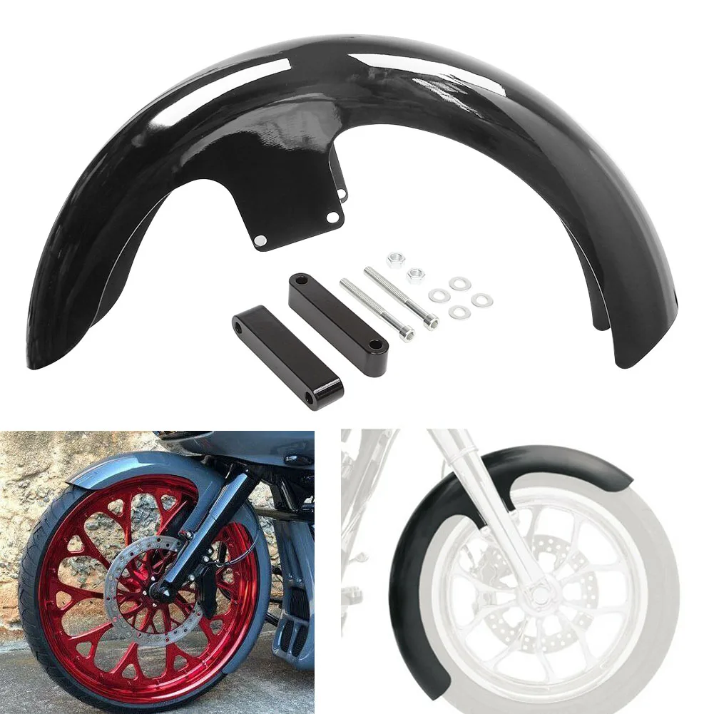 Motorcycle Wheel Wrap Front Fender For Harley Baggers Touring Electra Road Glide Bright black
Motorcycle Wheel Wrap Front Fender For Harley Baggers Touring Electra Road Glide Bright black