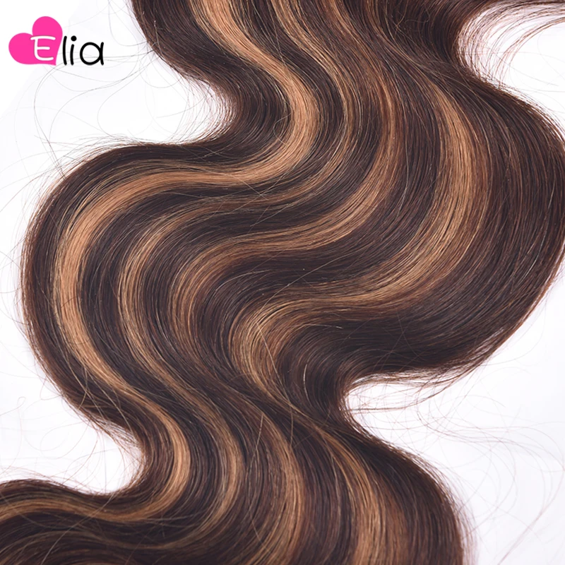 Elia Bundles With Closure 4x4 Lace Closure Highlight 4 30 Peruvian Body Wave Hair Extension Remy 100% Human Hair 150 Density
Elia Bundles With Closure 4x4 Lace Closure Highlight 4 30 Peruvian Body Wave Hair Extension Remy 100% Human Hair 150 Density