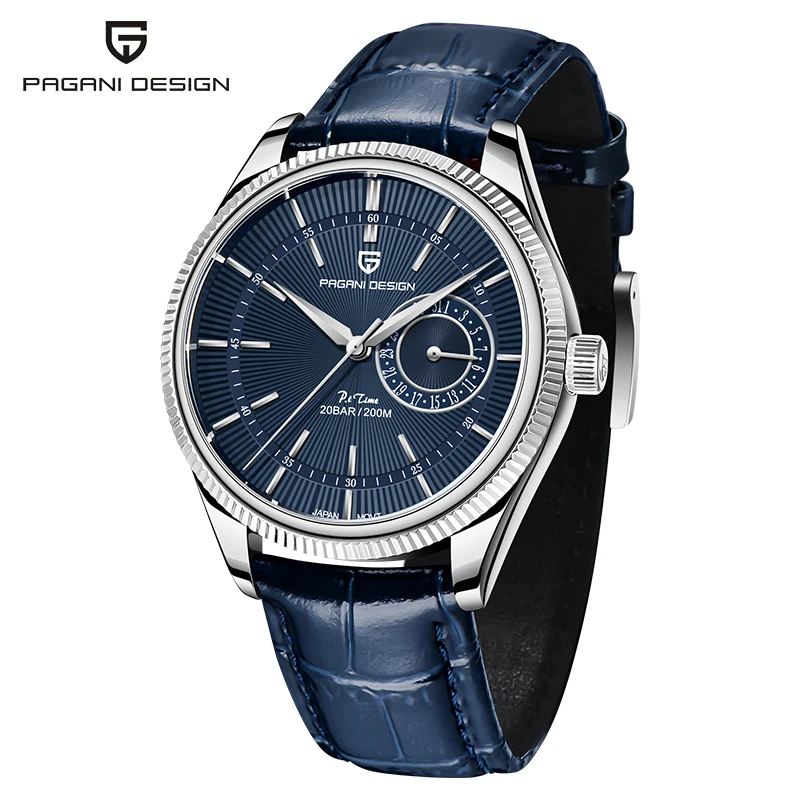 PAGANI DESIGN Luxury Quartz Watch for Men Quartz Wrist Watch men Leather 20Bar waterproof Japan VH65 Movement Reloj Hombre
PAGANI DESIGN Luxury Quartz Watch for Men Quartz Wrist Watch men Leather 20Bar waterproof Japan VH65 Movement Reloj Hombre