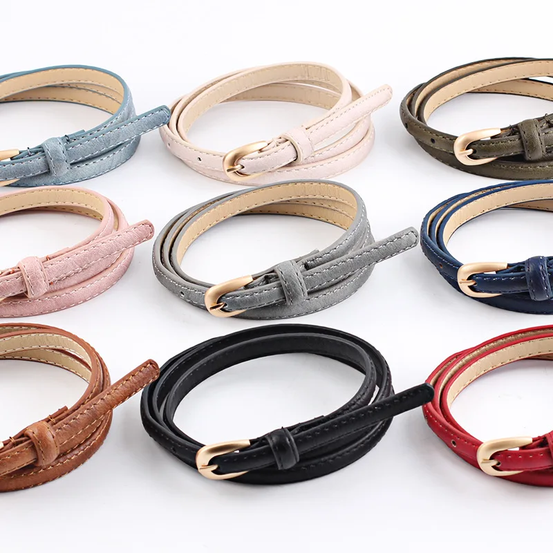 Casual Alloy Pin Buckle Waist Strap Fashion Skinny Waistband Women Thin Belt Female Pu Leather Belts Solid Color Waist Belt
Casual Alloy Pin Buckle Waist Strap Fashion Skinny Waistband Women Thin Belt Female Pu Leather Belts Solid Color Waist Belt
