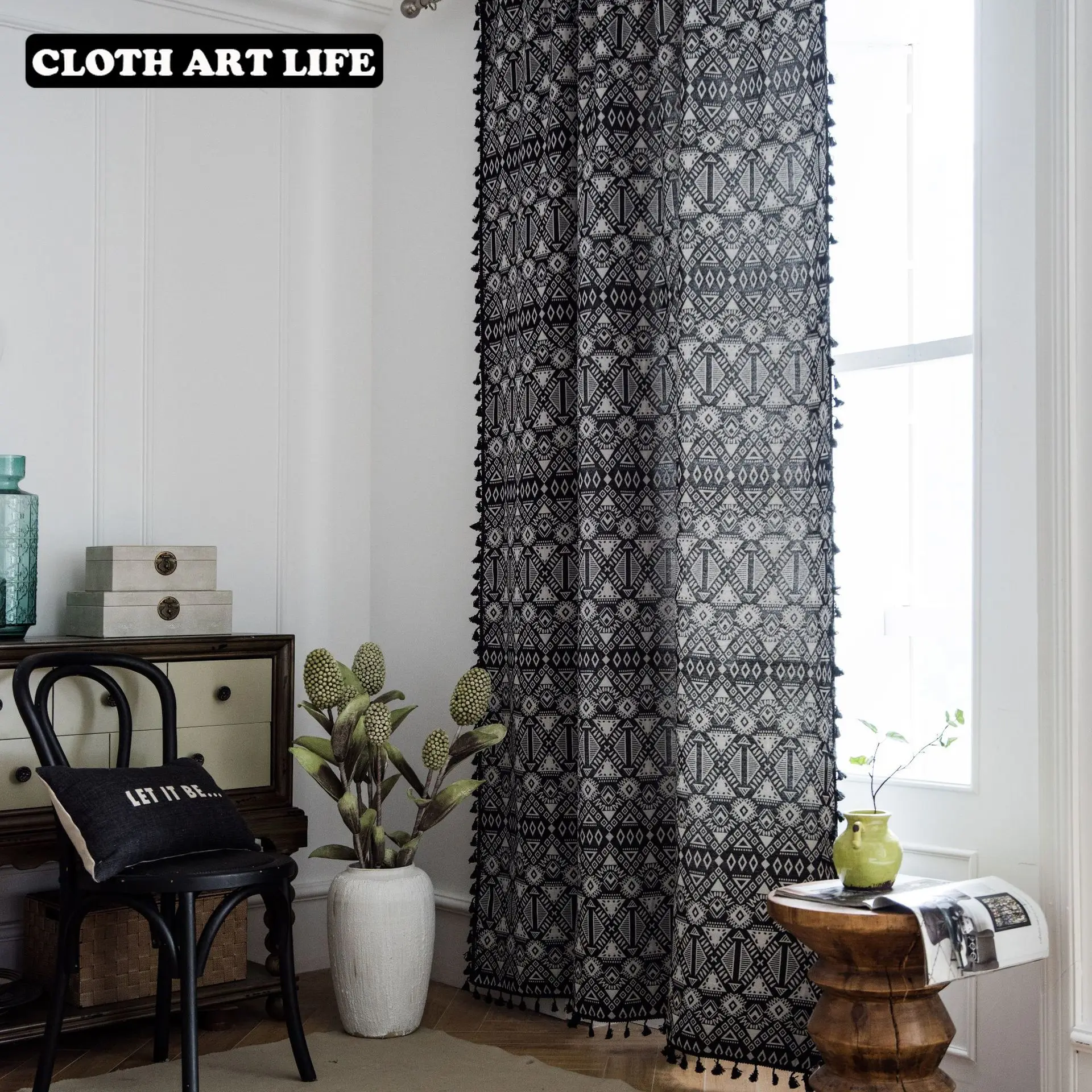 Boho Шторы s для Спальня в богемном стиле с геометрическим шторы с кисточкой Шторы s из хлопка и льна дом страны Стиль Штора для затемнения комн...
Boho Шторы s для Спальня в богемном стиле с геометрическим шторы с кисточкой Шторы s из хлопка и льна дом страны Стиль Штора для затемнения комн...