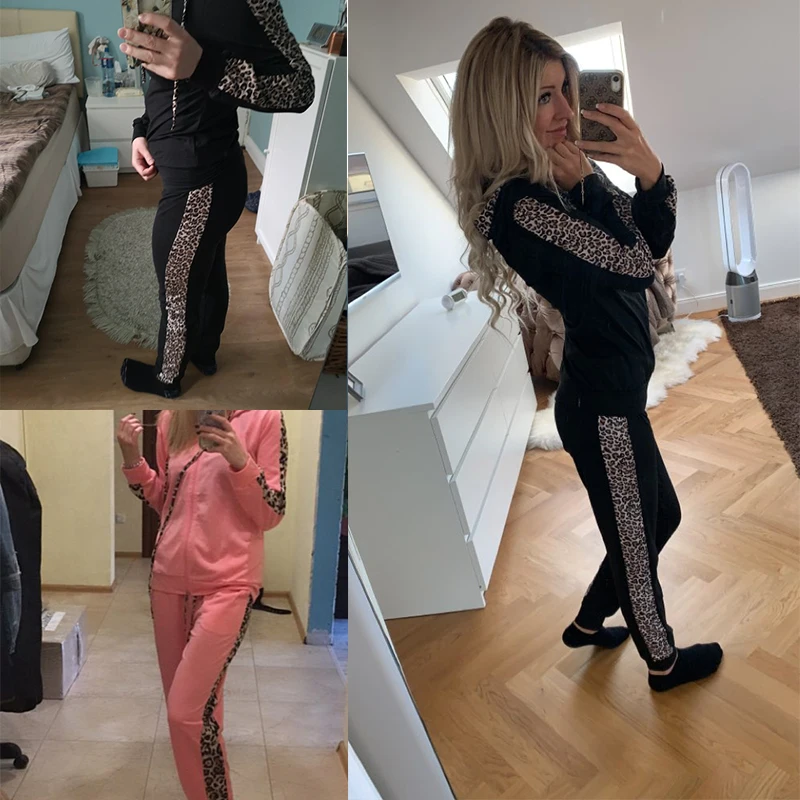 Spring Autumn Women Tracksuit 2 Piece Set Print Hoodies+Pants Sportwear Women's Sports Suit Casual Female Zipper Jogging Suit
Spring Autumn Women Tracksuit 2 Piece Set Print Hoodies+Pants Sportwear Women's Sports Suit Casual Female Zipper Jogging Suit