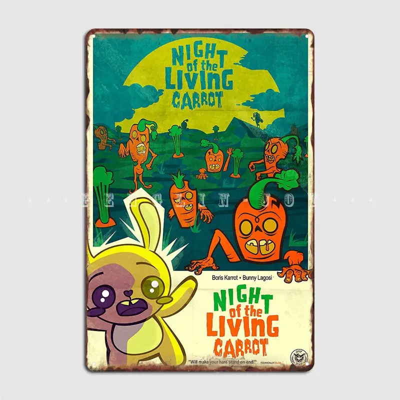 Night Of The Living Carrot Metal Sign Plates Pub Garage Custom Cinema Living Room Tin Sign Poster
Night Of The Living Carrot Metal Sign Plates Pub Garage Custom Cinema Living Room Tin Sign Poster