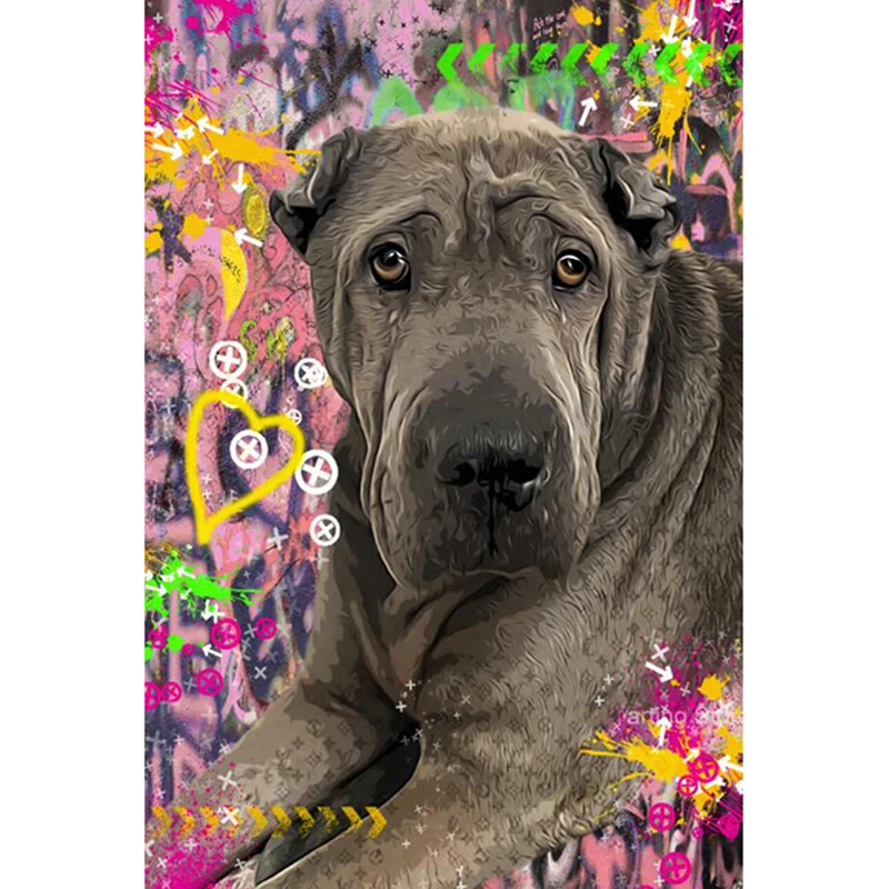 5D DIY Diamond Painting Street Graffiti Wall Art Cute Labrador Dog Diamond Embroidery Color Mosaic Living Room Decoration
5D DIY Diamond Painting Street Graffiti Wall Art Cute Labrador Dog Diamond Embroidery Color Mosaic Living Room Decoration