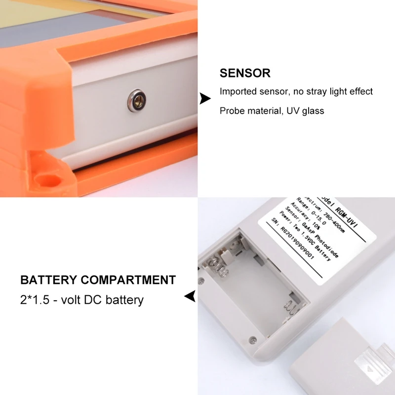 Digital UVI Meter 10% REF. NIST High Precision Sun Index Tester UVI Intensity Photometric Measurement Tool
Digital UVI Meter 10% REF. NIST High Precision Sun Index Tester UVI Intensity Photometric Measurement Tool