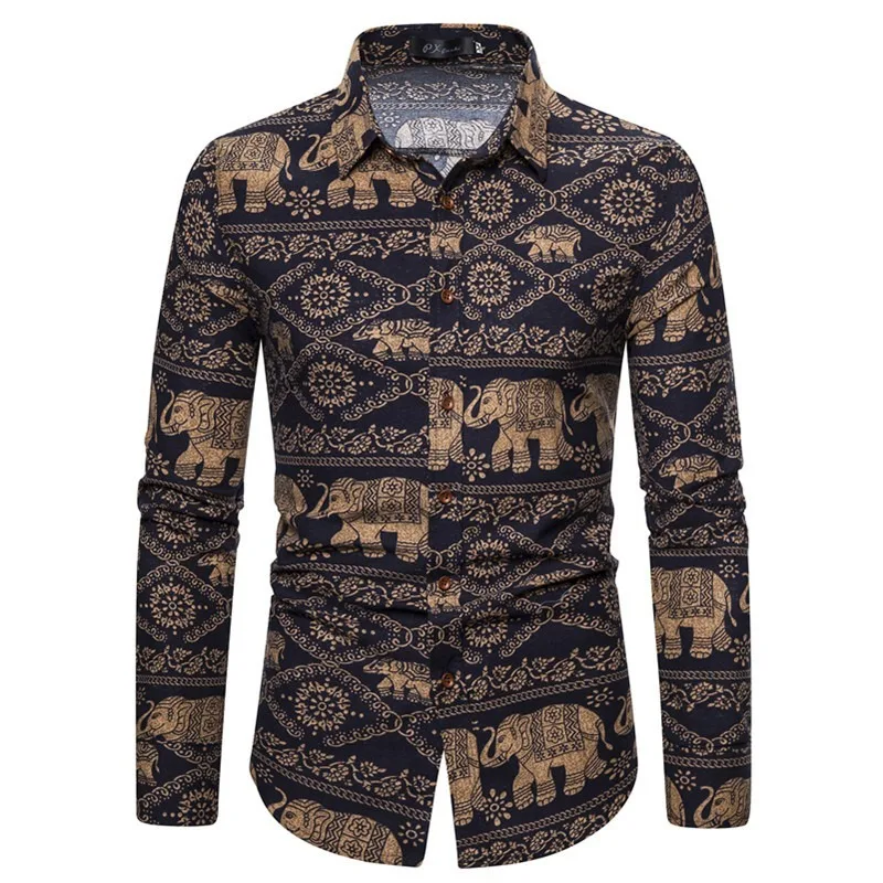 long sleeve shirt New ethnic style floral print men's casual long-sleeved fashion slim-fit plus size floral shirt for men
long sleeve shirt New ethnic style floral print men's casual long-sleeved fashion slim-fit plus size floral shirt for men