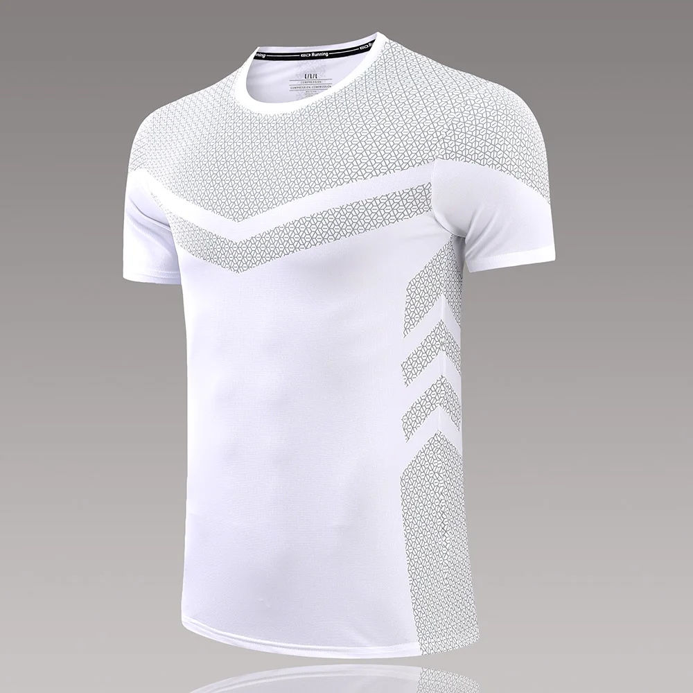 Компрессионные футболки для бега быстросохнущая Спортивная футболка фитнеса