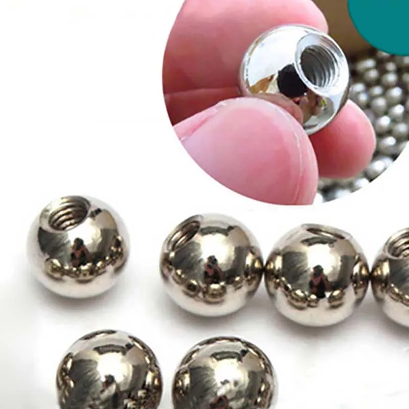 1Pcs Thread Diameter 3mm 4mm Metric Stainless Steel Drilling Balls Female Thread Blind Hole Smooth Bead Ball Outer Dia 5mm-60mm
1Pcs Thread Diameter 3mm 4mm Metric Stainless Steel Drilling Balls Female Thread Blind Hole Smooth Bead Ball Outer Dia 5mm-60mm