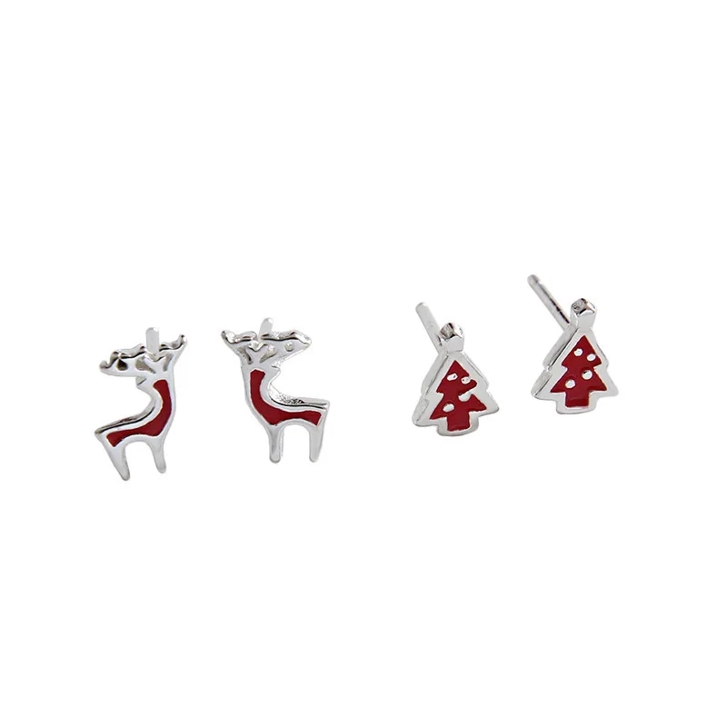 S925 Sterling Silver Christmas Earrings For Women Charm Simple Winter Mini Cute Earring Party Fashion Gift
S925 Sterling Silver Christmas Earrings For Women Charm Simple Winter Mini Cute Earring Party Fashion Gift