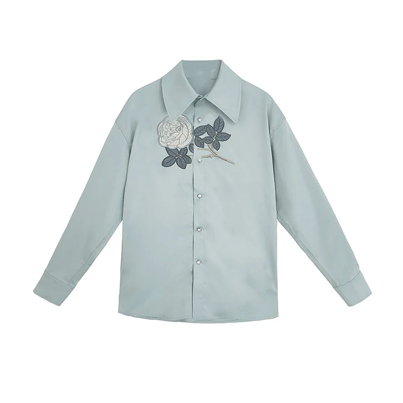 Good Quality Blouse Women Shirts Vintage Flower Embroidery Tops Women Autumn Winter Woman Shirt Blusas Ladies Clothes SL567
Good Quality Blouse Women Shirts Vintage Flower Embroidery Tops Women Autumn Winter Woman Shirt Blusas Ladies Clothes SL567