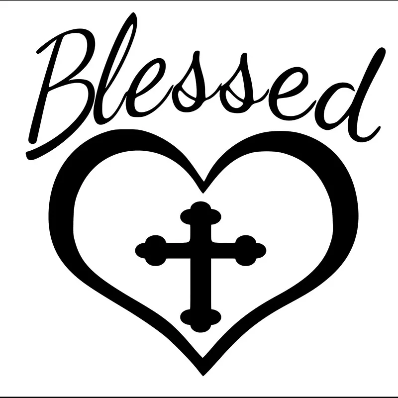 15*15cm JE Blessed Decal Vinyl Sticker for Cars, Trucks, Vans, Walls, Laptop, White 
15*15cm JE Blessed Decal Vinyl Sticker for Cars, Trucks, Vans, Walls, Laptop, White