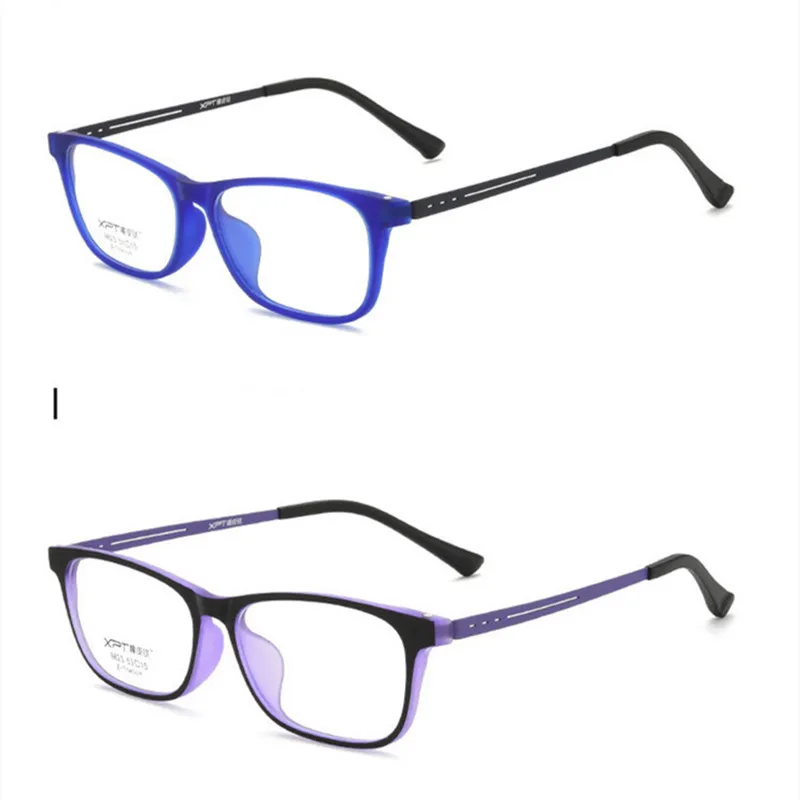 

Новинка пластиковые титановые оправы для очков Мужские Простые и гибкие очки Женские Мужские легкие модные очки для близорукости 9823