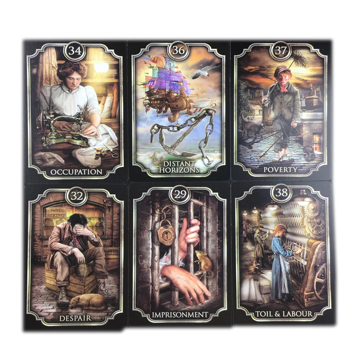 

39 Cards Fin De Siecle Kipper Oracle deck Card Game English Version Divination Fate Board Game Cards With PDF Guidebook