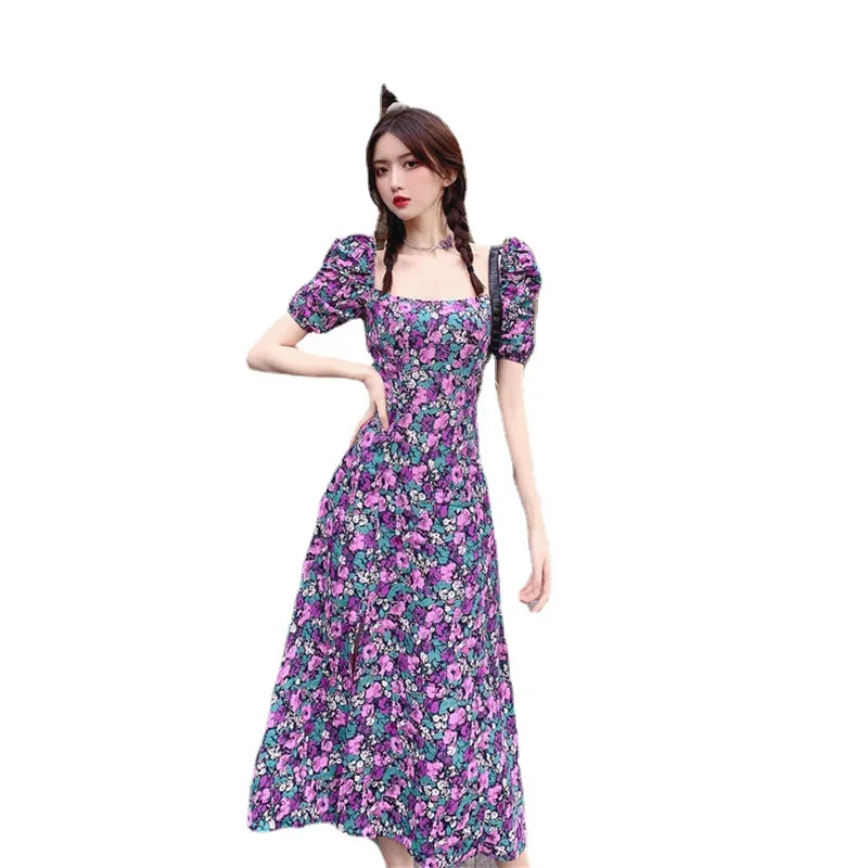 French Floral Puff Sleeve Sexy High Waist Bandage Dress Women Summer Elegant Plus Size Harajuku Vintage Beach Party Maxi Dresses
French Floral Puff Sleeve Sexy High Waist Bandage Dress Women Summer Elegant Plus Size Harajuku Vintage Beach Party Maxi Dresses