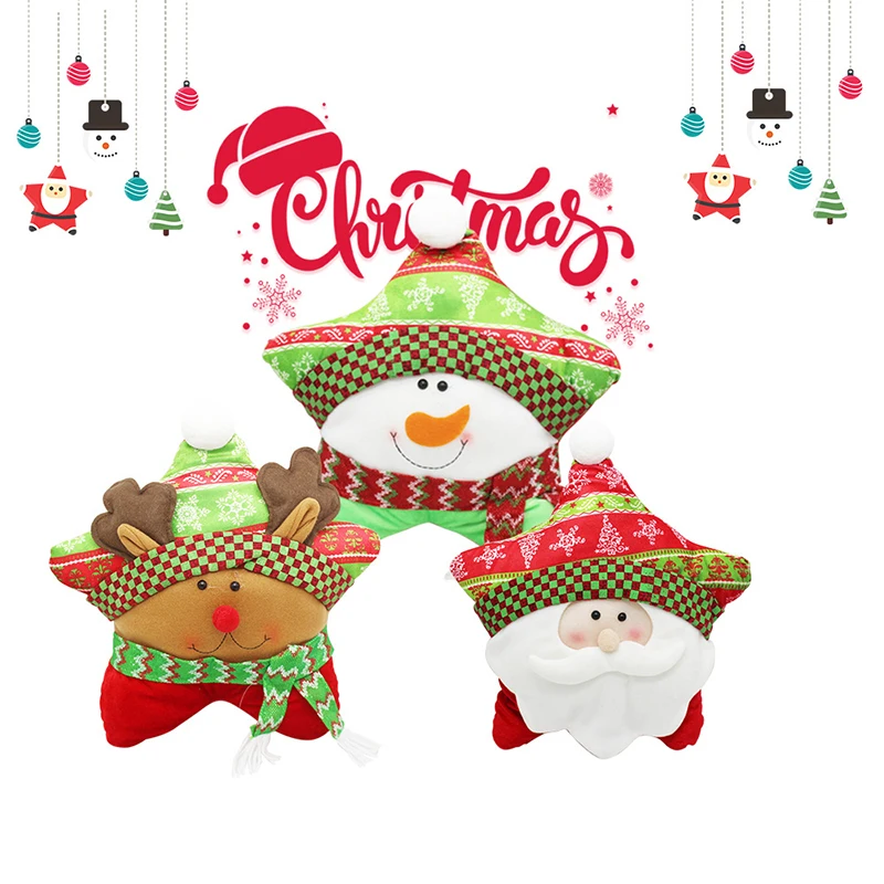 Christmas Pillow Non-woven Printed Five-pointed Star Pillow Christmas Home Accessories Room Living Room Supplies Decoration
Christmas Pillow Non-woven Printed Five-pointed Star Pillow Christmas Home Accessories Room Living Room Supplies Decoration