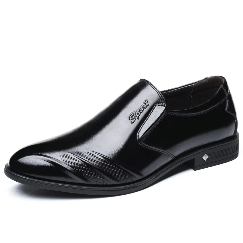 2021 Spring Men's Dress Shoes Cowhide Breathable Fashion Men's Shoes Pointed Casual Slip-on Lazy Shoes
2021 Spring Men's Dress Shoes Cowhide Breathable Fashion Men's Shoes Pointed Casual Slip-on Lazy Shoes