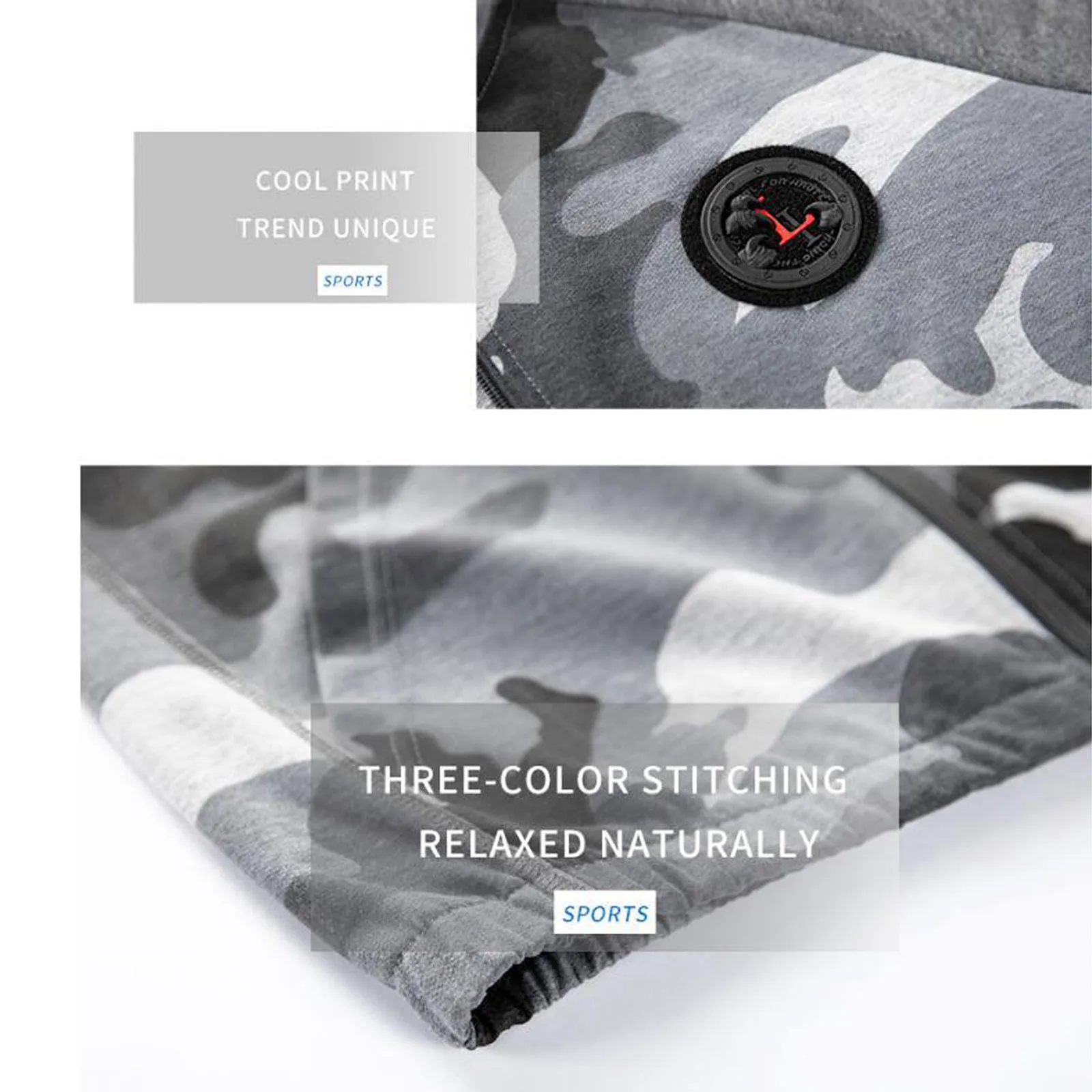 Mens New Sets Camouflage Autumn Running Casual Jogger Tracksuit Men Sweatshirt Sports Set Gym Zipper Slim Fit Male Sport Sui
Mens New Sets Camouflage Autumn Running Casual Jogger Tracksuit Men Sweatshirt Sports Set Gym Zipper Slim Fit Male Sport Sui
