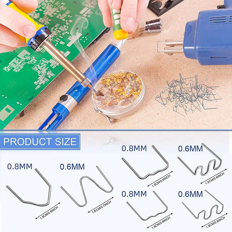 1000 Pieces Hot Staples Welding Rods Bumper Repair Welding Wire for Repair Machine Car Bumpers Dashboards Lamp Holders
1000 Pieces Hot Staples Welding Rods Bumper Repair Welding Wire for Repair Machine Car Bumpers Dashboards Lamp Holders