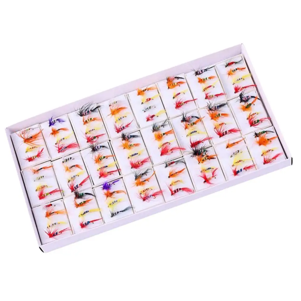 75% Discounts Hot! 96Pcs Artificial Bait Dry Lures Hooks Fly Fishing Flies Feather Tackle Tools
75% Discounts Hot! 96Pcs Artificial Bait Dry Lures Hooks Fly Fishing Flies Feather Tackle Tools