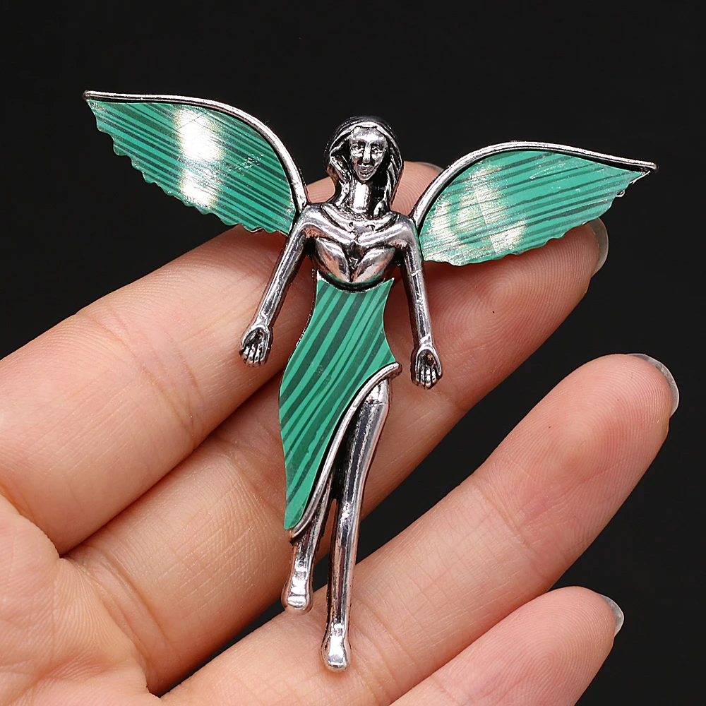 Hot Sale Natural Abalone Brooches Cute Angel Shape Alloy Pins for Girl's Party Weddings Costume Brooch Accessories
Hot Sale Natural Abalone Brooches Cute Angel Shape Alloy Pins for Girl's Party Weddings Costume Brooch Accessories