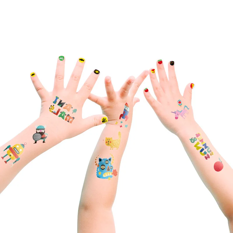 JoanMiro детские наклейки для ногтей татуировки DIY милые Мультяшные