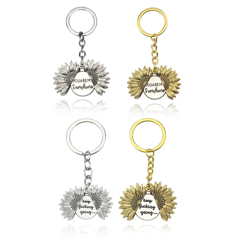 Explosive Trend Fashion Sunflower Can Open Keychain Double-Sided Custom Lettering Sunflower Small Gift To Send Girlfriend Surpri
Explosive Trend Fashion Sunflower Can Open Keychain Double-Sided Custom Lettering Sunflower Small Gift To Send Girlfriend Surpri