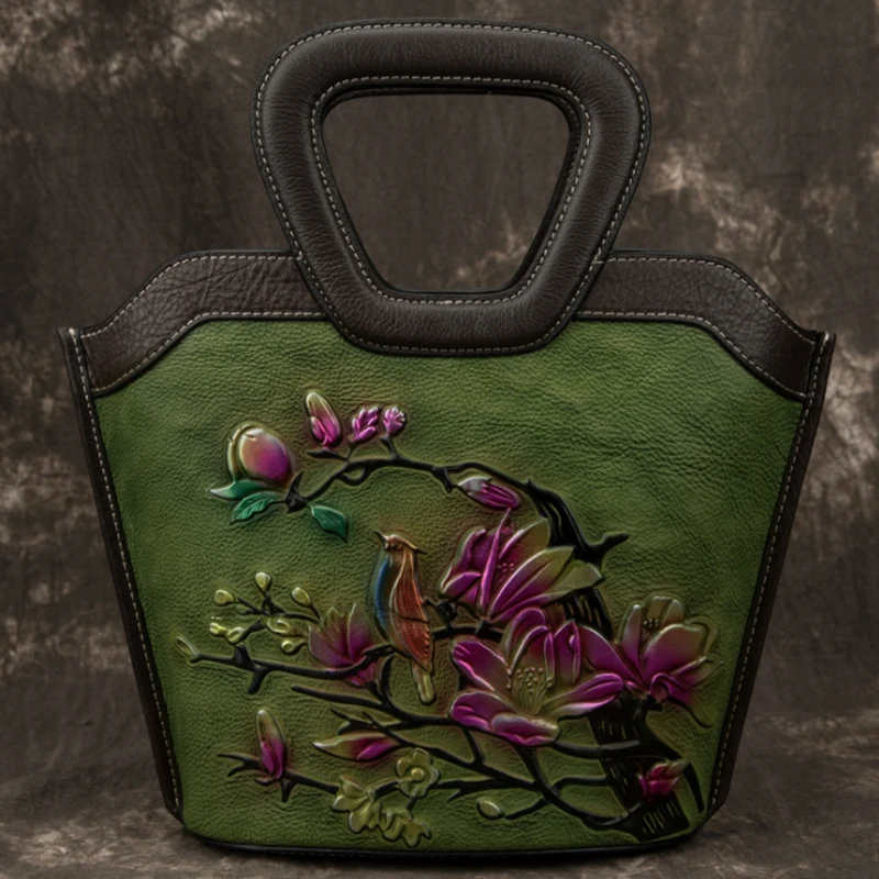 New Real Leather Retro Women Bag European and American Ladies Cross Body Embossed Bags Handmade Shoulder Bag Messenger Torebka
New Real Leather Retro Women Bag European and American Ladies Cross Body Embossed Bags Handmade Shoulder Bag Messenger Torebka