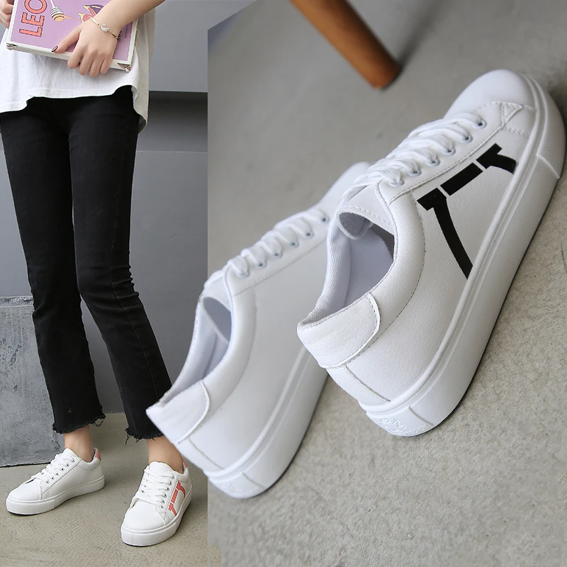 Spring Fashion Sneakers New Women's Walking Student Shoes Casual Shoes Flat Shoes Women's Lace-up Shoes Zapatos Mujer U13-66
Spring Fashion Sneakers New Women's Walking Student Shoes Casual Shoes Flat Shoes Women's Lace-up Shoes Zapatos Mujer U13-66