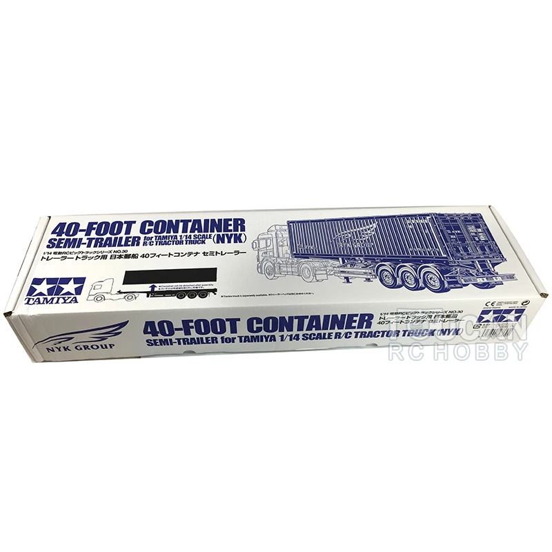 1/14 RC TAMIYA NYK GROUP 40ft Container Semi Trailer 56330 for DIY Tractor Truck TH18011-SMT2
1/14 RC TAMIYA NYK GROUP 40ft Container Semi Trailer 56330 for DIY Tractor Truck TH18011-SMT2