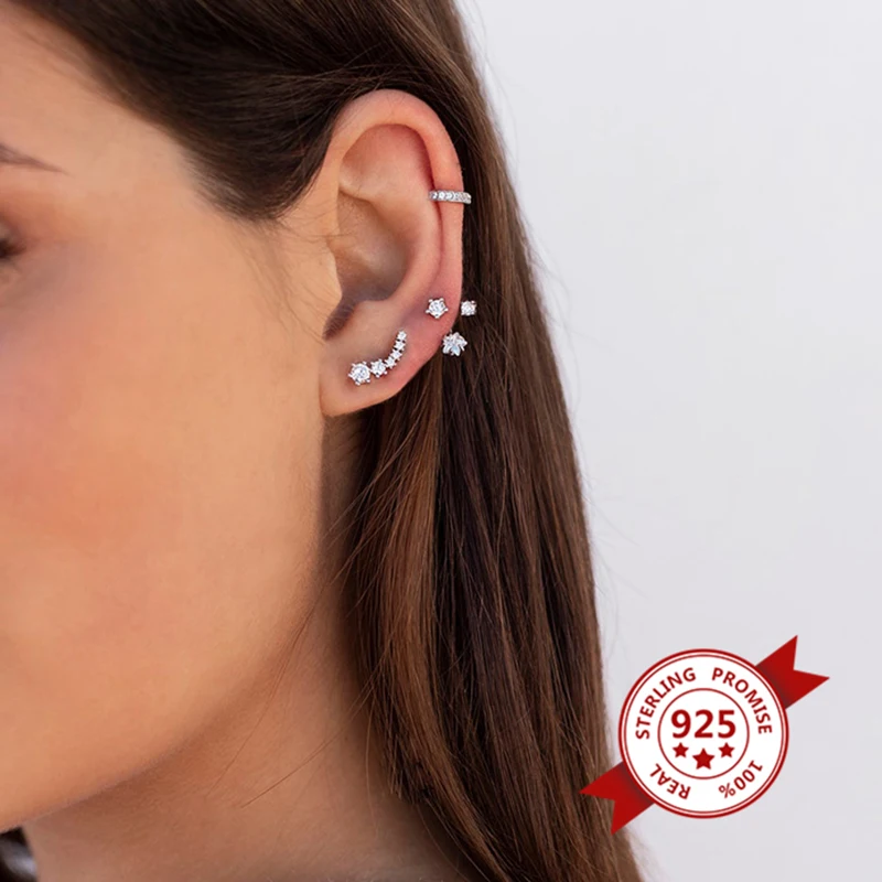 Prevent Allergies 925 Silver C-Shaped Clip Earrings Simple Ear Clip For Women Without Piercing And No Pierced Ears Jewelry
Prevent Allergies 925 Silver C-Shaped Clip Earrings Simple Ear Clip For Women Without Piercing And No Pierced Ears Jewelry